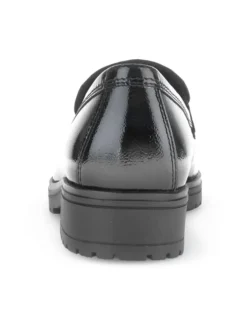 Hochfront Slipper in Schwarz