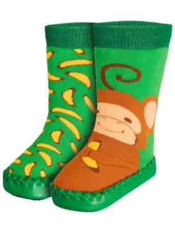 Hüttenschuh Affe in Grün