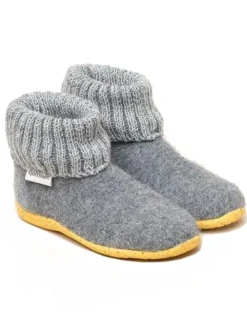 Hüttenschuhe "Alp" in Grau