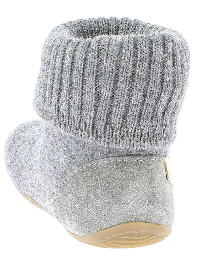 Hüttenschuhe in Grau