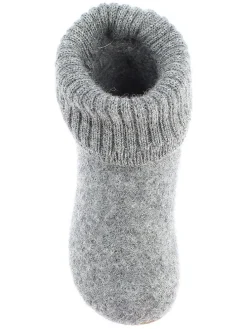 Hüttenschuhe in Grau