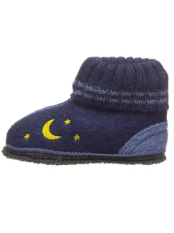 Hüttenschuhe "Kauns" in Dunkelblau