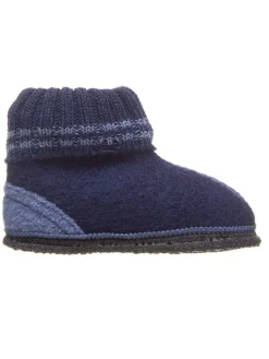 Hüttenschuhe "Kauns" in Dunkelblau