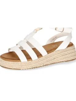 Keilespadrilles in Weiß