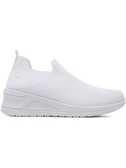 Keilslipper in Weiß