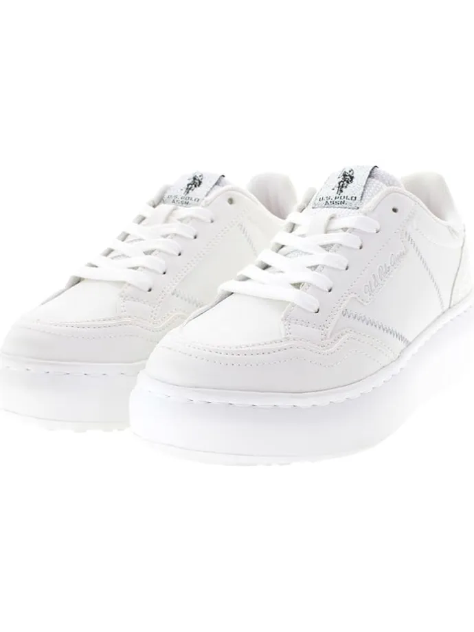 Keilsneakers in Weiß