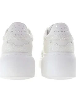 Keilsneakers in Weiß