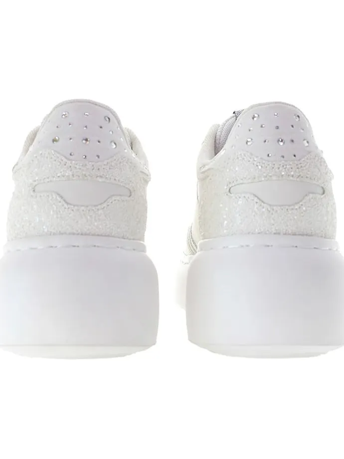 Keilsneakers in Weiß