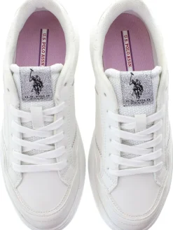 Keilsneakers in Weiß