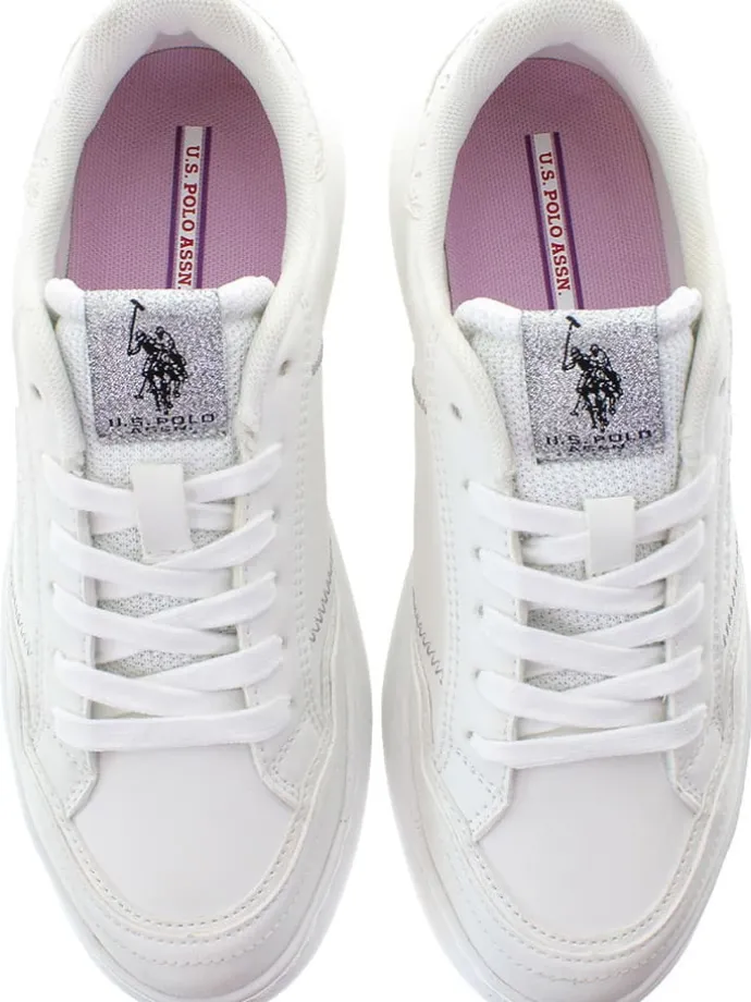 Keilsneakers in Weiß