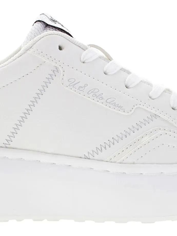 Keilsneakers in Weiß