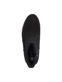 Keilstiefeletten in Schwarz