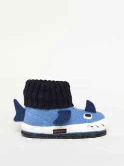 Kinderhausschuh Squalo in blau