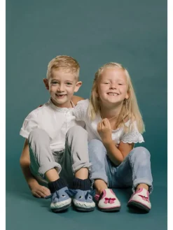 Kinderhausschuh Squalo in blau