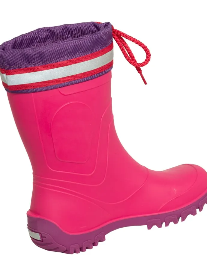 Kinderstiefel Bente in fuchsia/dunkelfuchsia