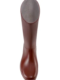 Kinderstiefel Sport in dunkelrot