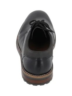 Klassische Halbschuhe in schwarz/schwarz