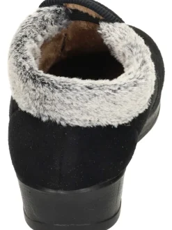 Klassische Halbschuhe, Klassische Hausschuhe in schwarz