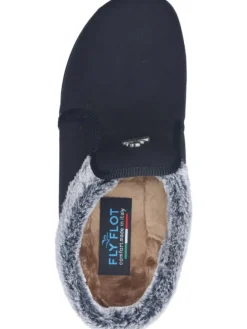 Klassische Halbschuhe, Klassische Hausschuhe in schwarz