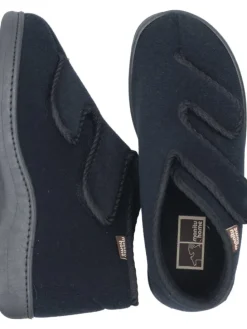 Klassische Hausschuhe in schwarz