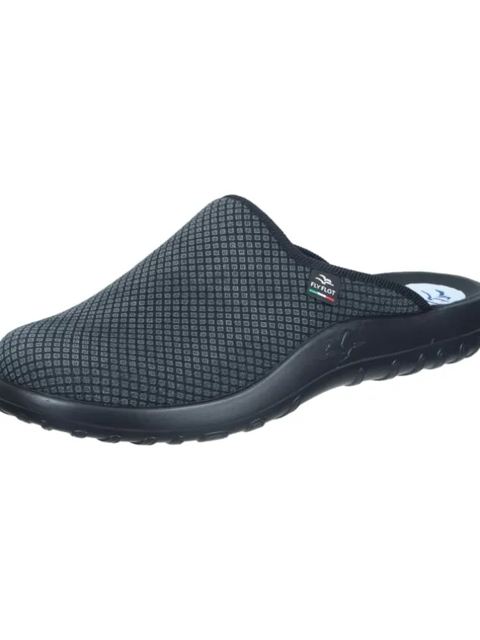 Klassische Hausschuhe in schwarz