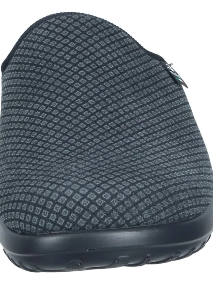 Klassische Hausschuhe in schwarz