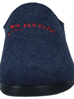 Klassische Hausschuhe in blau