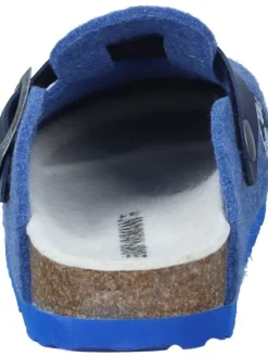 Klassische Hausschuhe in blau