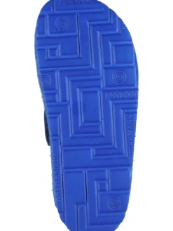 Klassische Hausschuhe in blau