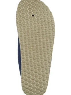 Klassische Hausschuhe in blau