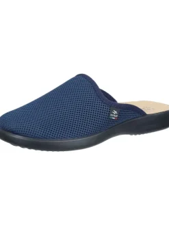 Klassische Hausschuhe in blau