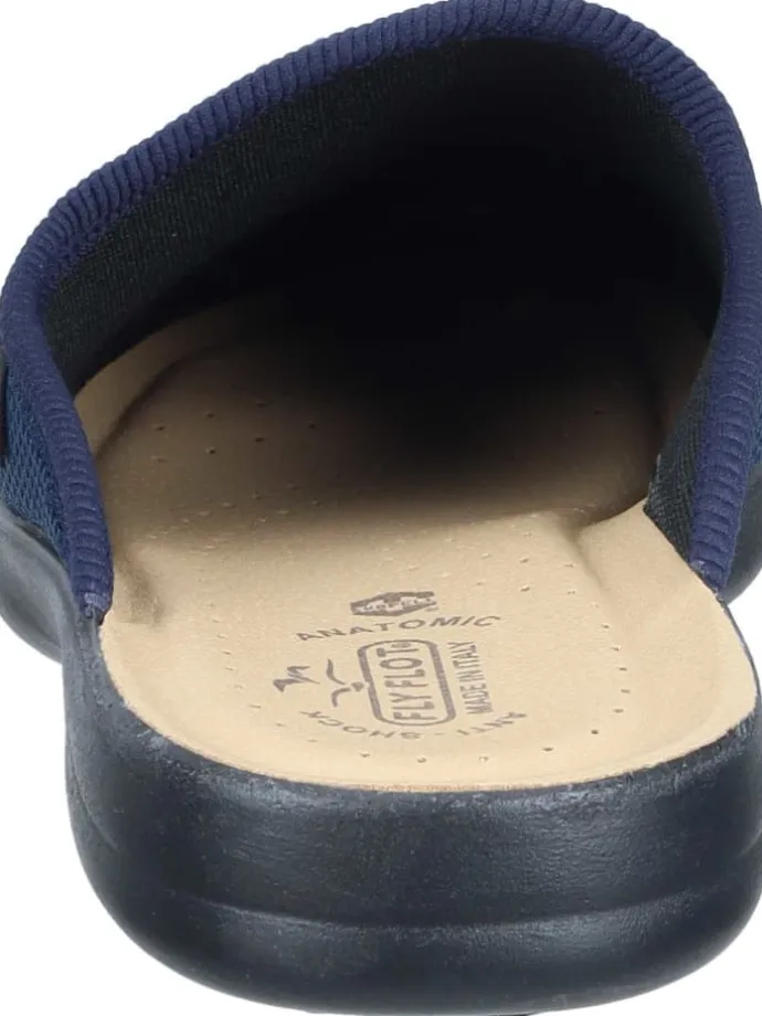 Klassische Hausschuhe in blau