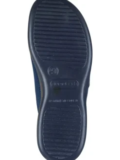 Klassische Hausschuhe in blau