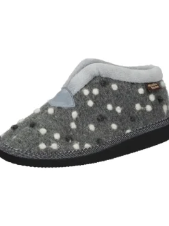 Klassische Hausschuhe in gris