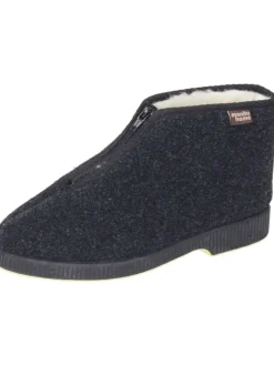 Klassische Hausschuhe in schwarz