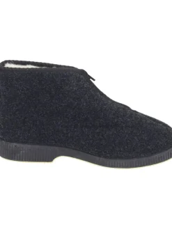 Klassische Hausschuhe in schwarz