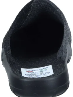 Klassische Hausschuhe in schwarz