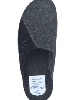 Klassische Hausschuhe in schwarz