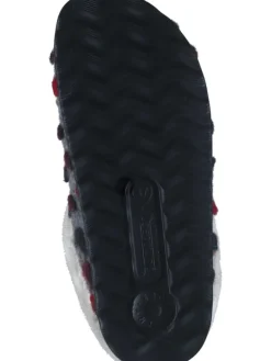 Klassische Hausschuhe in anthrazit