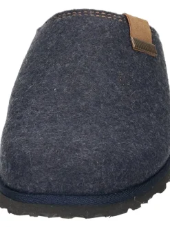 Klassische Hausschuhe in marine