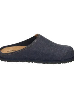 Klassische Hausschuhe in marine