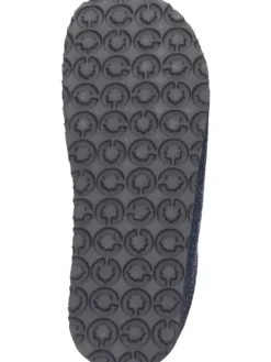 Klassische Hausschuhe in marine