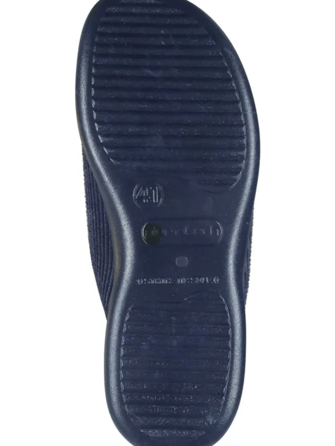 Klassische Hausschuhe in grau