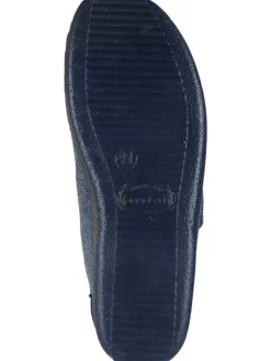 Klassische Hausschuhe in anthrazit