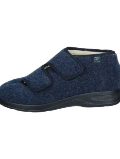 Klassische Hausschuhe in blau