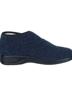 Klassische Hausschuhe in blau