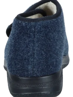 Klassische Hausschuhe in blau