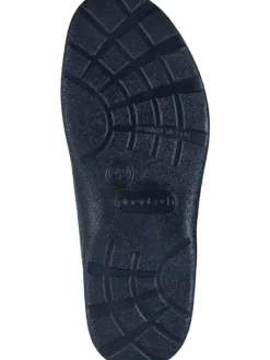 Klassische Hausschuhe in blau