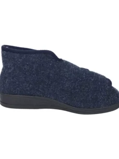 Klassische Hausschuhe in marine