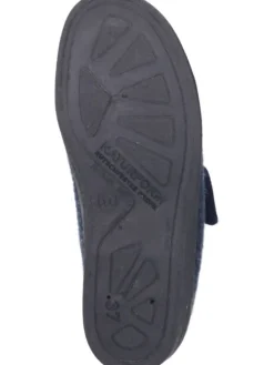 Klassische Hausschuhe in marine